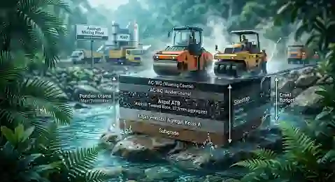 ilustrasi aspal atb